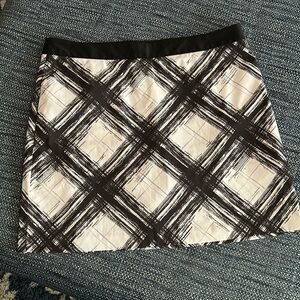 Greg Norman Everbest Golf Skirt Black & White, Attached Shorts Size 14